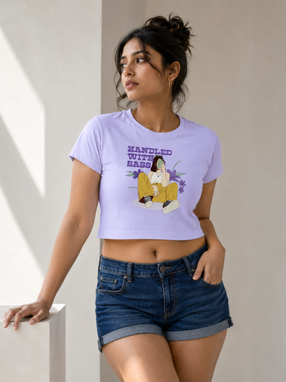HANDLED WITH SASS | REGULAR CROP TOP