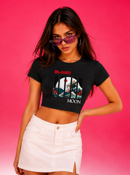 RISING MOON | BODY HUG CROP TOP