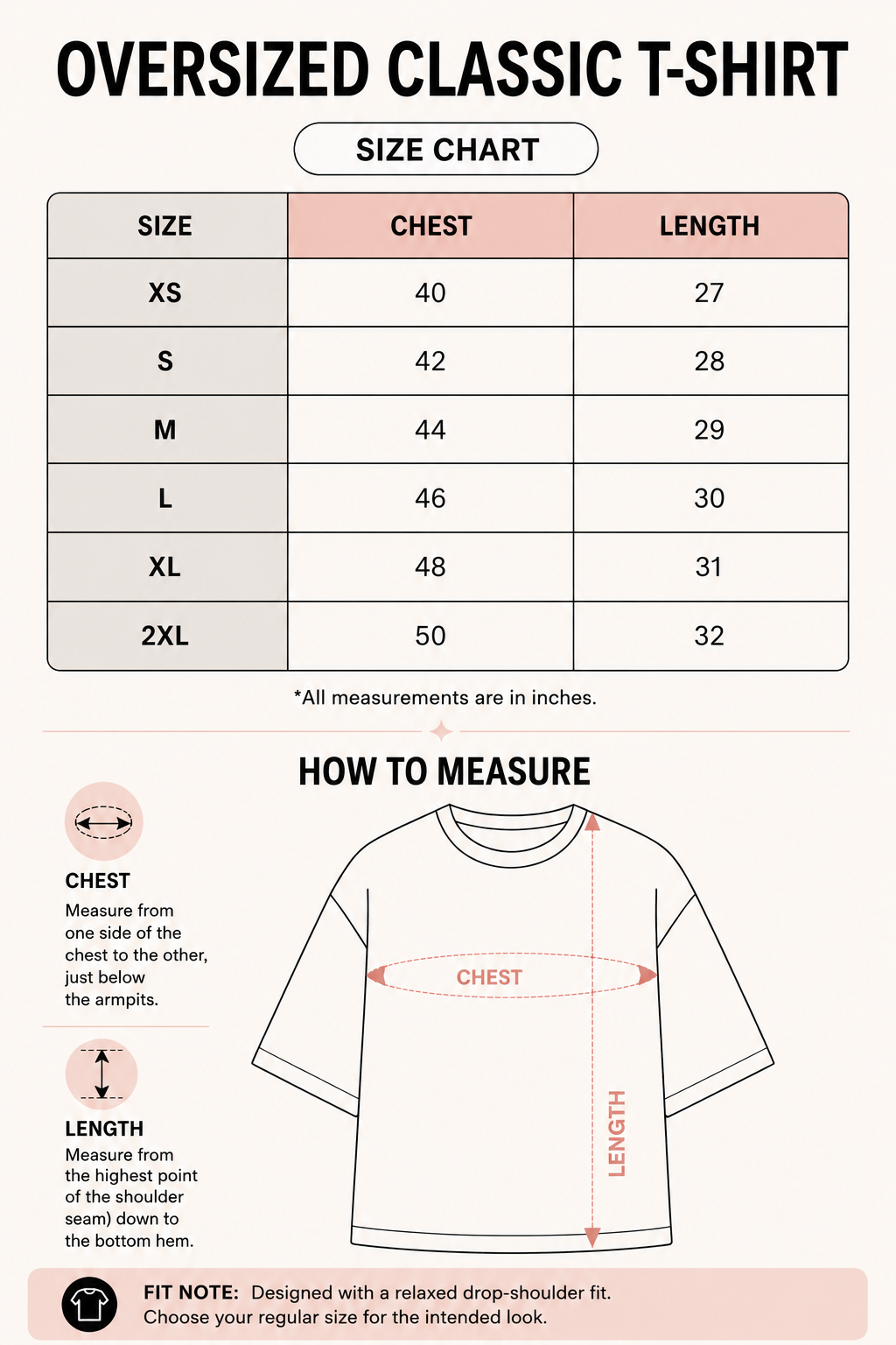 PLAIN OVERSIZED TSHIRT